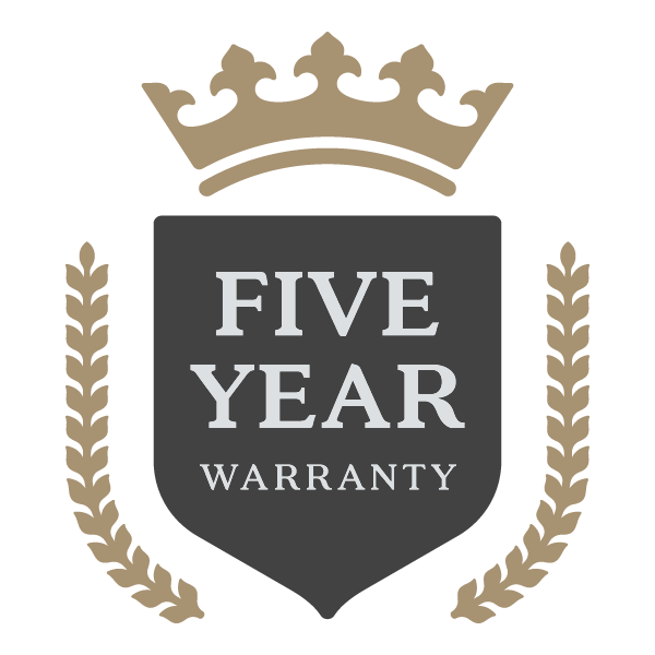 5 Year Warranty